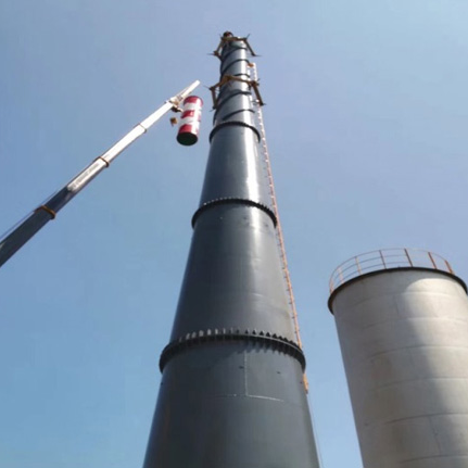 Free-standing Single-barreled Steel Chimney